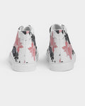 House of Djoser: "Pink Pastoral" Men's Hightop Canvas Shoe