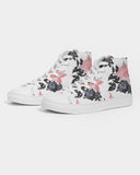 House of Djoser: "Pink Pastoral" Men's Hightop Canvas Shoe