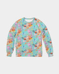 House of Djoser: "Neon Seas" Men's Classic French Terry Crewneck Pullover