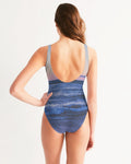 House of Djoser: "Beach Blues" Women's One-Piece Swimsuit
