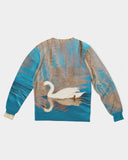 House of Djoser: "Swan Lake" Men's Classic French Terry Crewneck Pullover