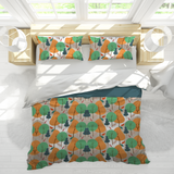 House of Djoser: "Autumn Forest" 3 Piece Soft Bedding Cover Set, 104'' x 89'' Queen Size