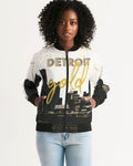 House of Djoser: "DETROIT-GOLD" Women's Bomber Jacket