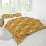 House of Djoser: "Royal Sheild" 3 Piece King Size Bedding Cover Set 93" x 89" Pillowcases & Quilt Cover