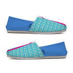 House of Djoser Blue Nefertiti Casual Canvas Shoes for Men and Women