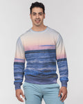 House of Djoser: "Beach Blues" Men's Classic French Terry Crewneck Pullover
