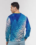 House of Djoser: "Blu Shine" Men's Classic Crewneck Pullover