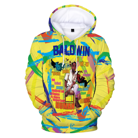 House of Djoser: "BALDWIN" Unisex Thick Plush Hoodie with Pockets