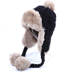 House of Djoser: Trapper Hats Warm Faux Fur Bomber Hats