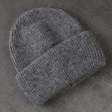House of Djoser:  Knitted Scullies/Beanies with Wool & Real Rabbit Fur